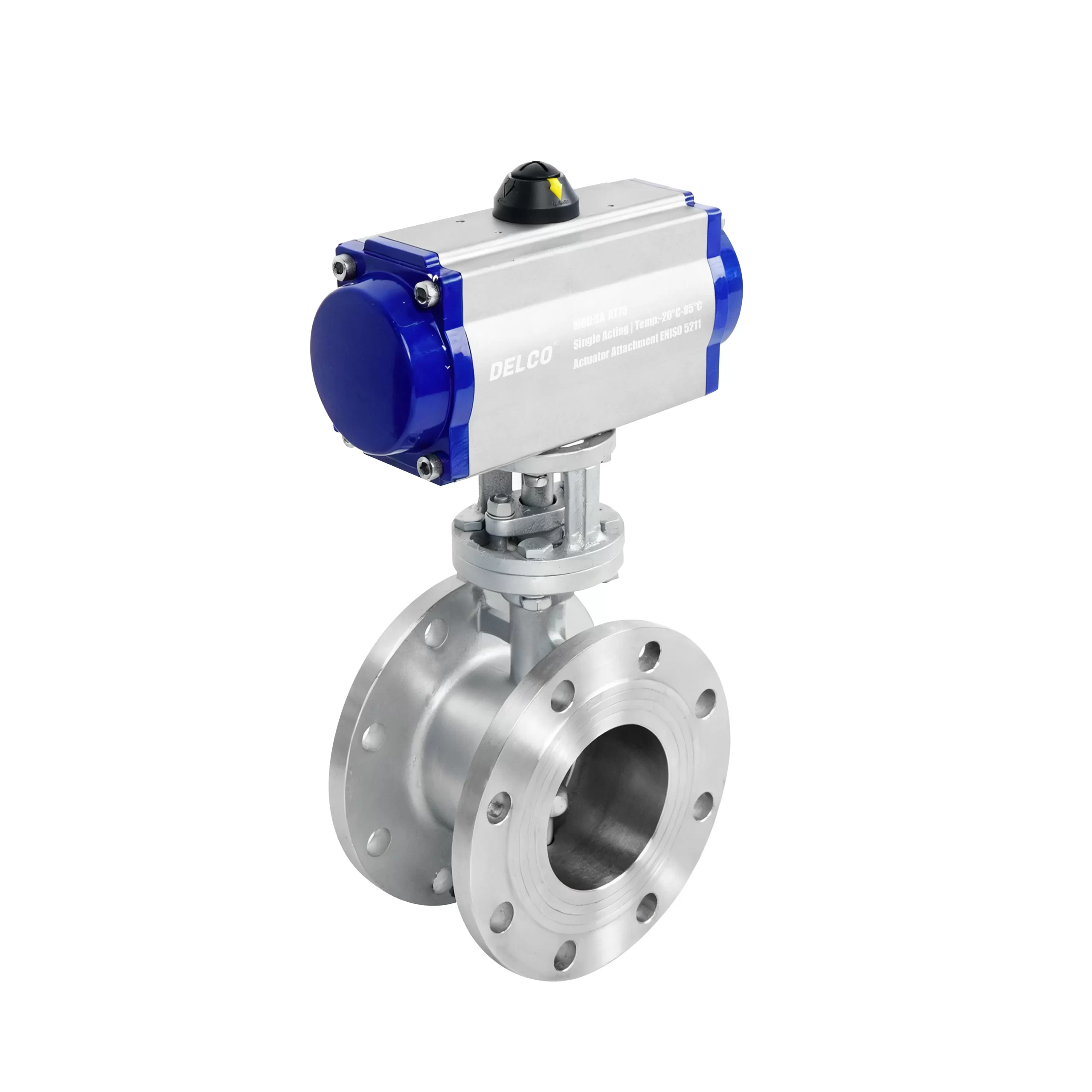 DK67-FB-G Pneumatic Hard Seal Triple Offset Flanged Butterfly Valve 1