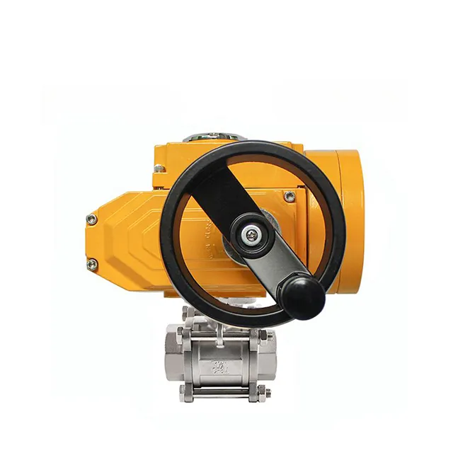 EX-DKV55-3PS 전기 방폭 3피스 볼 밸브 자동 리셋 기능 2