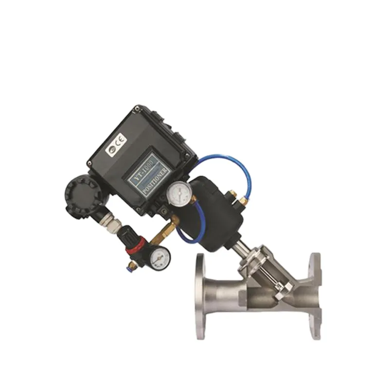 DK17D Pneumatic Flanged Angle Seat Valve 5