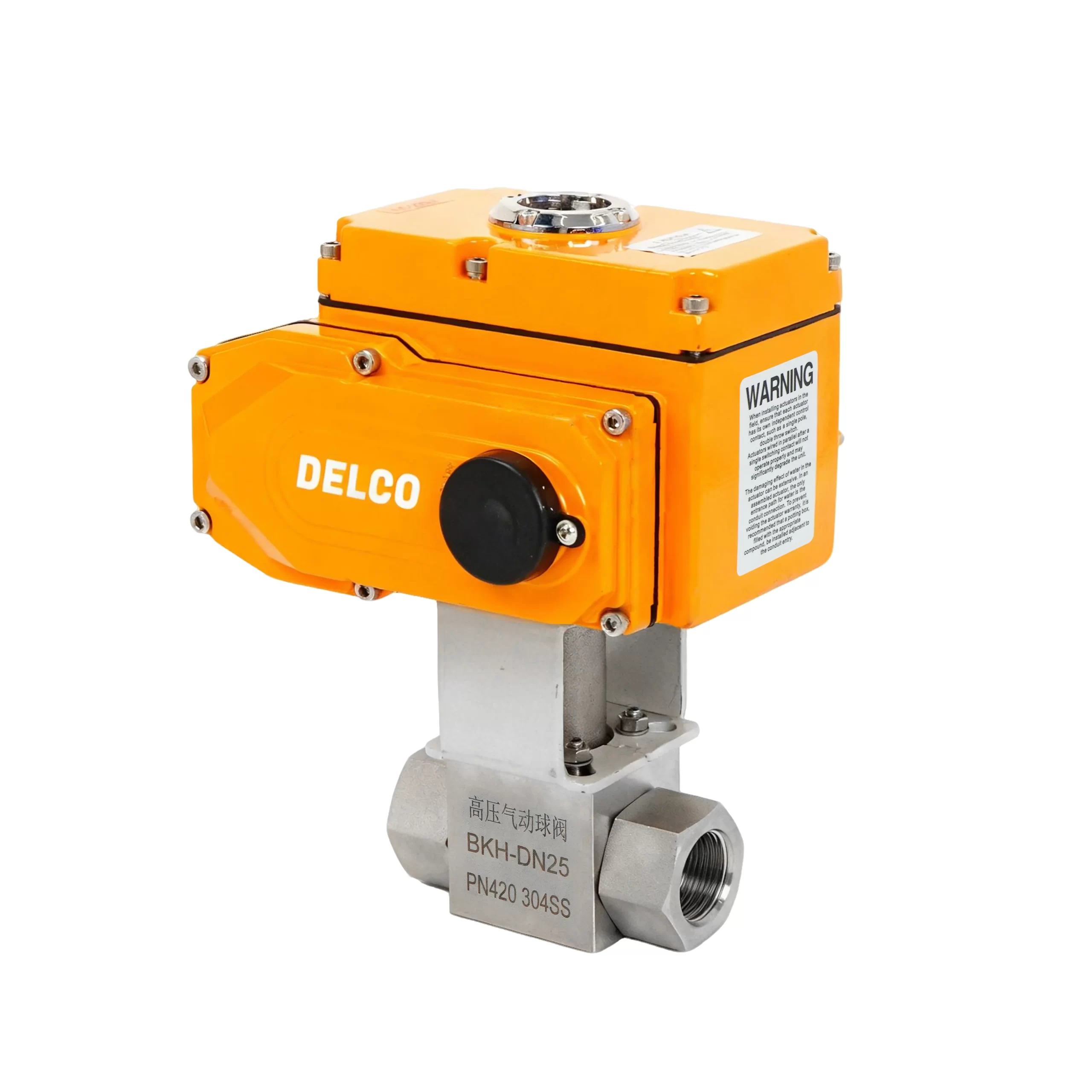 IP67-DK55-HG Electric High-Pressure Two-Way Ball Valve 6