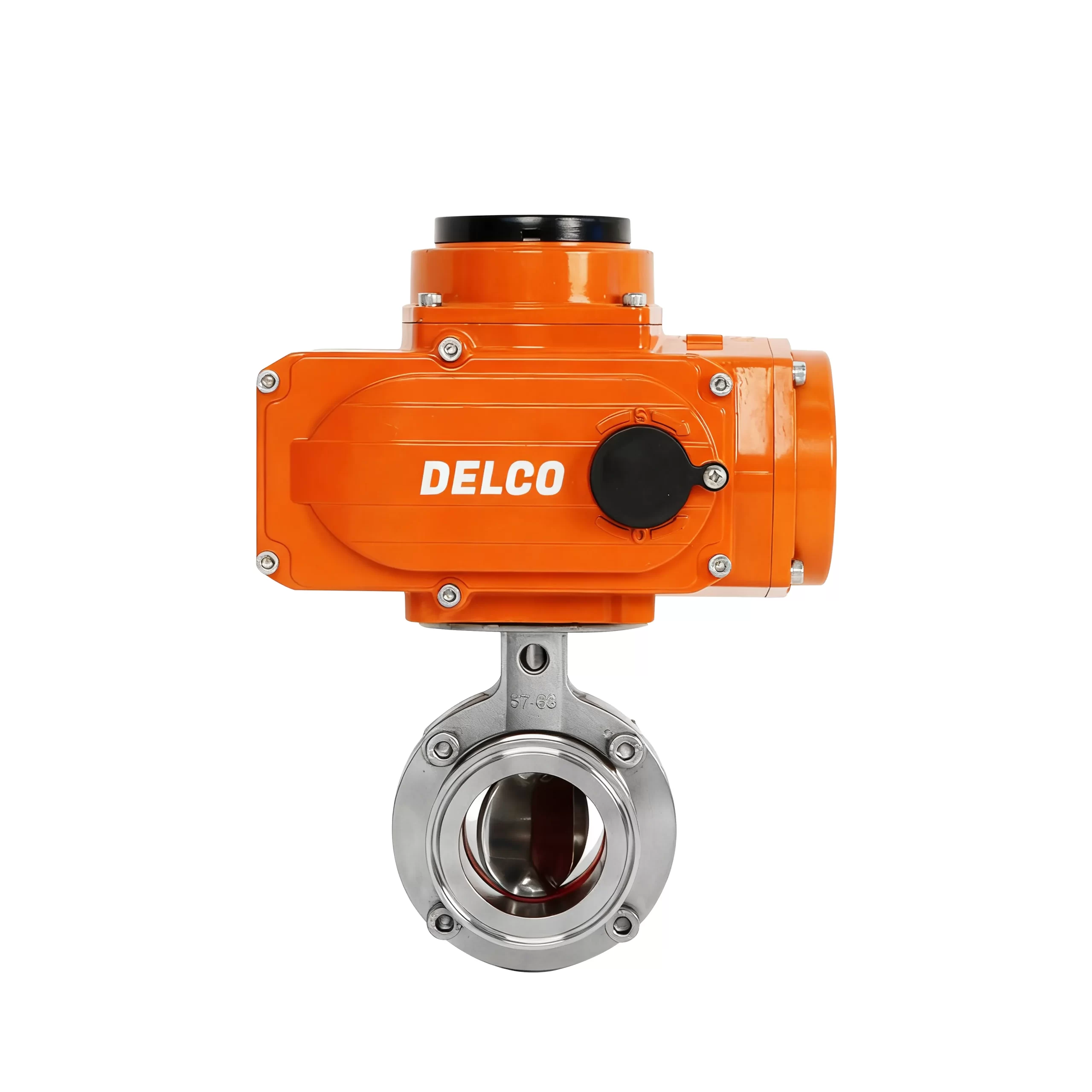 IP67-DK56-DW Electric Sanitary Quick-Installation Butterfly Valve 2