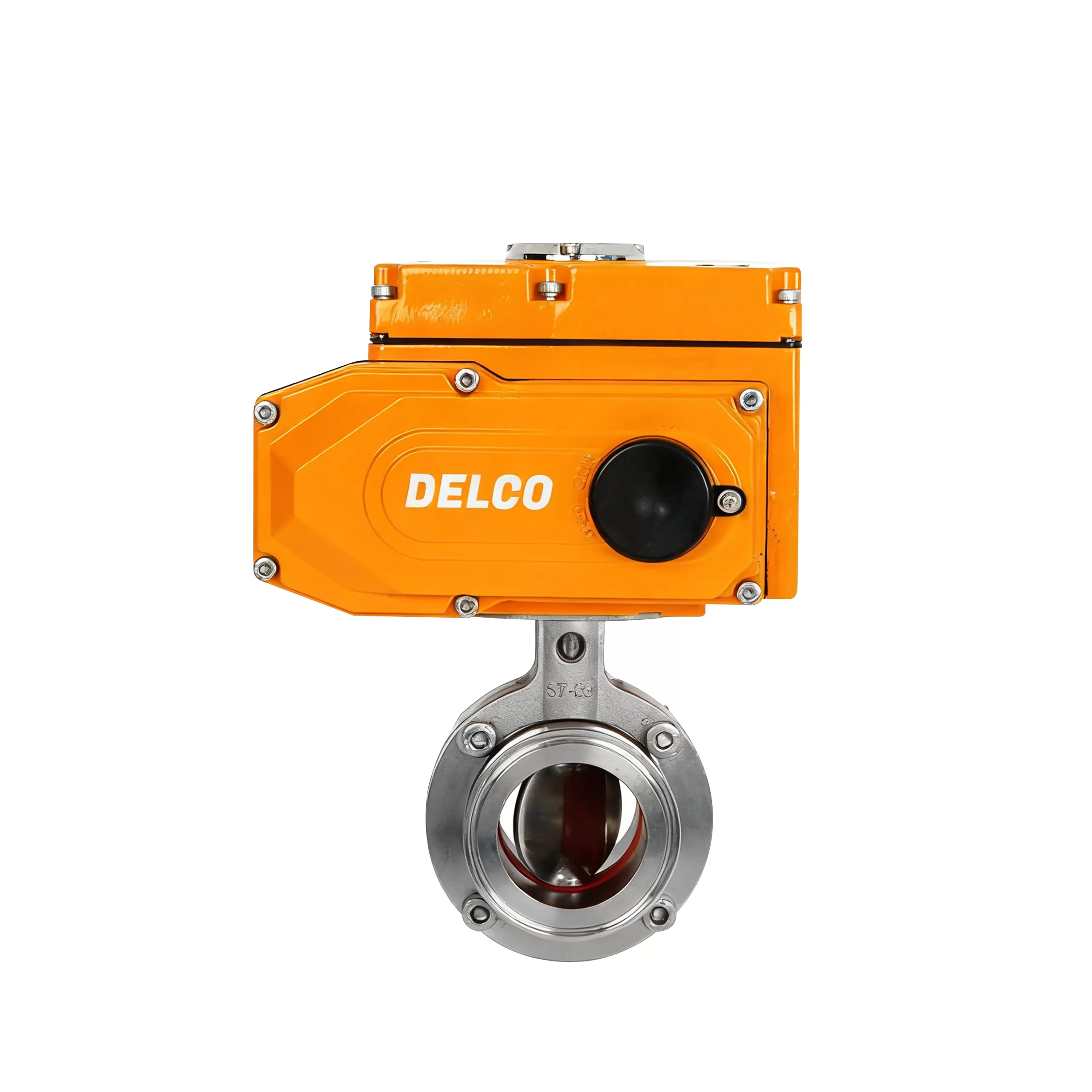 IP67-DK56-DW Electric Sanitary Quick-Installation Butterfly Valve 4