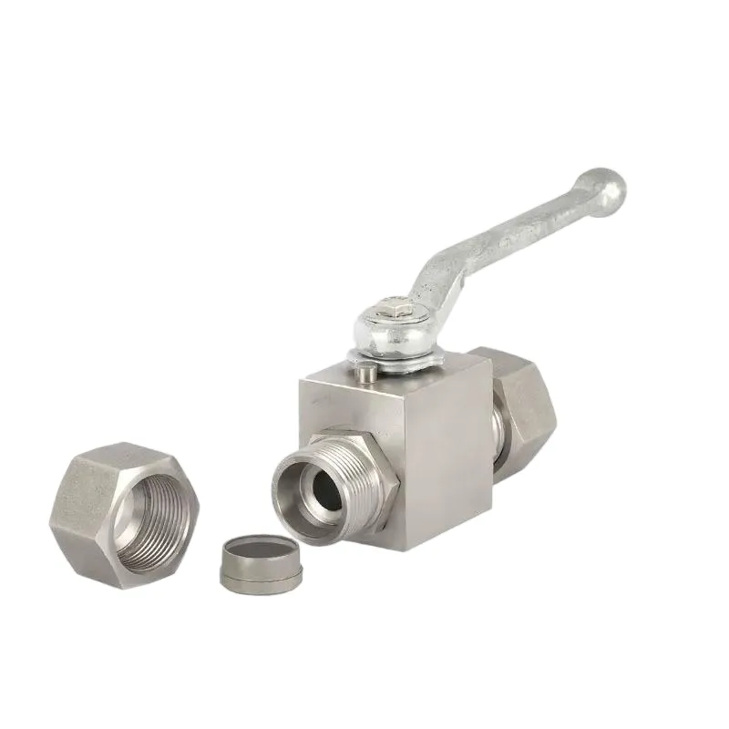 Manual High Pressure Hydraulic Ball Valve 4