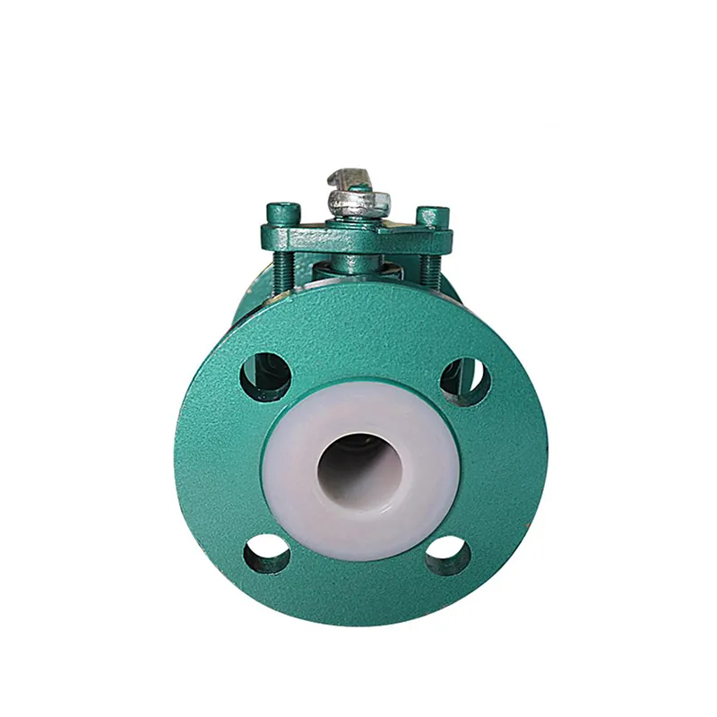 Manual PFA Lined Ball Valve 4