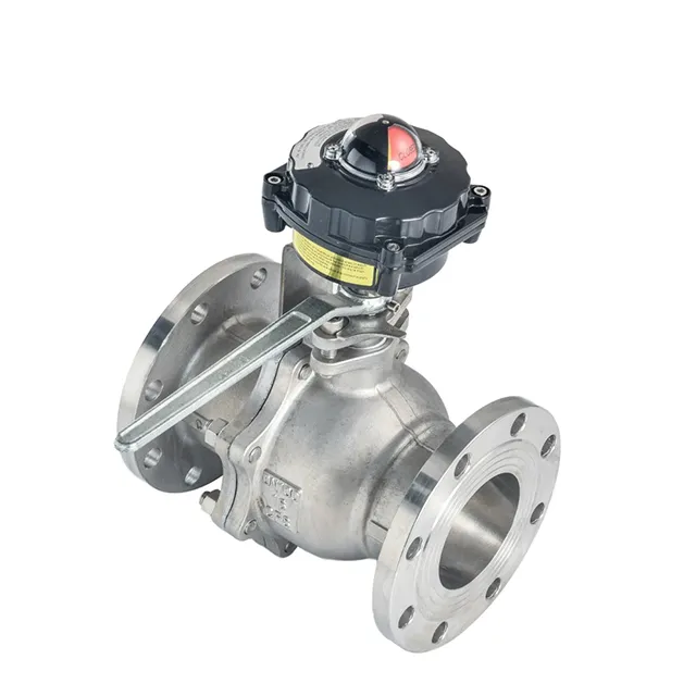 Manual Stainless Steel Ball Valve with Limit Switch Box 3