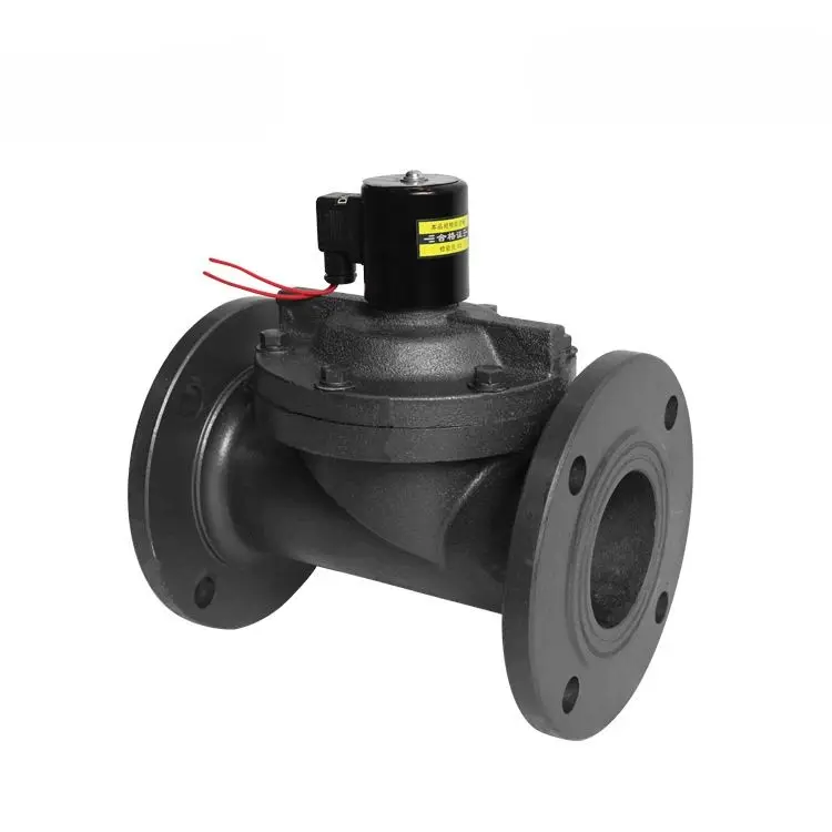 Cast Iron Flanged Pilot Operated Solenoid Valve 1