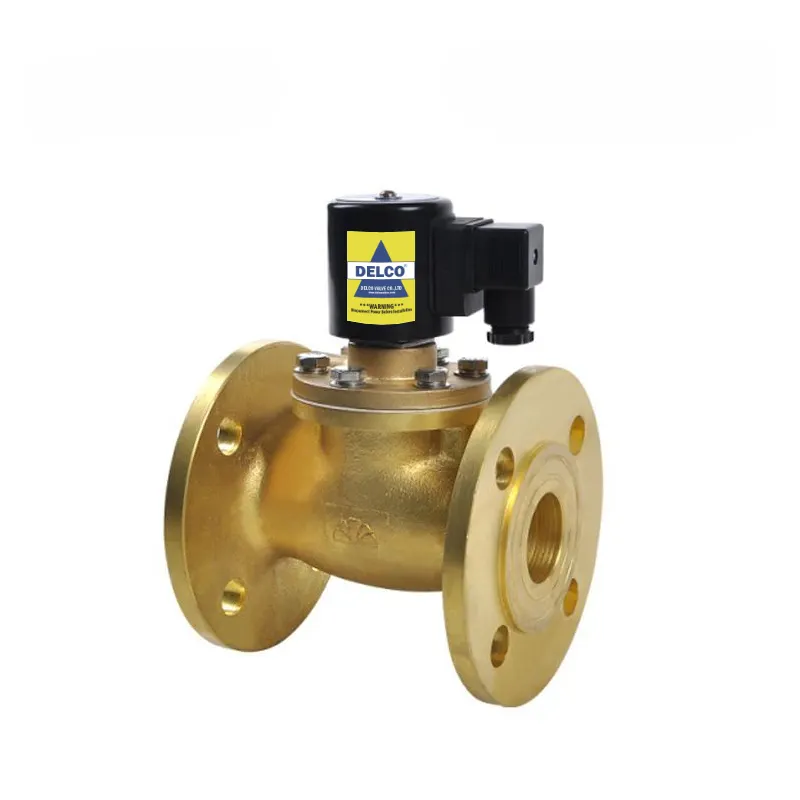 Brass Flanged Steam Piston Solenoid Valve DN15-DN100 180°C 1